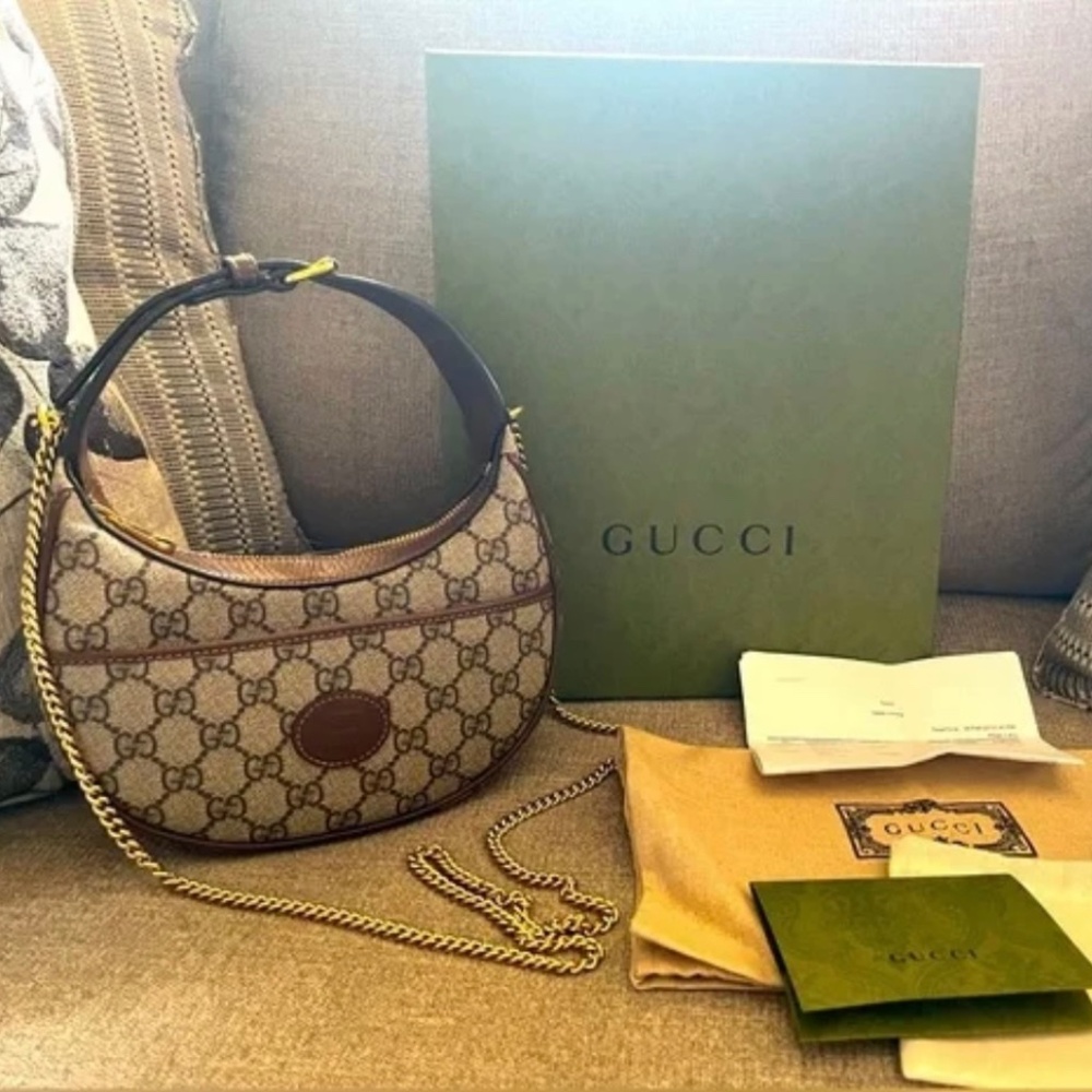 Gucci half moon bag